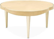 Michael Amini Camellia Field Caramel Cocktail Table with Elegant Rustic Design, Sturdy Wooden Construction, Perfect for Living Room, Lounge, or Gathering Spaces