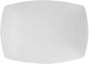 CAC China COP-RT13 Coupe 12-1/4-Inch by 9-Inch Super White Porcelain Rectangular Platter, Box of 12