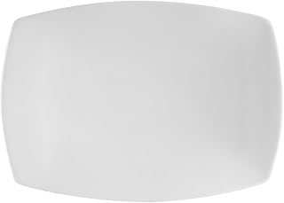 CAC China COP-RT13 Coupe 12-1/4-Inch by 9-Inch Super White Porcelain Rectangular Platter, Box of 12