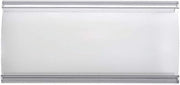 KOST KLIP Clear Open Face C-Channel Data Strip for Wire Shelving - 3" L x 1 1/4" H, Bag of 12
