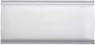 KOST KLIP Clear Open Face C-Channel Data Strip for Wire Shelving - 3" L x 1 1/4" H, Bag of 12