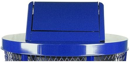 Witt Industries SWT55BL Steel Swing Lid for Mesh Garbage Can, Blue