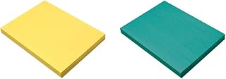 Prang Construction Paper Bundle, Yellow & Turquoise, 9" x 12", 100 Sheets Each
