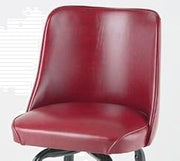 Royal Industries ROY 7714 SCRM Crimson Replacement Bucket Bar Stool Seat-ROY 7714 SCRM