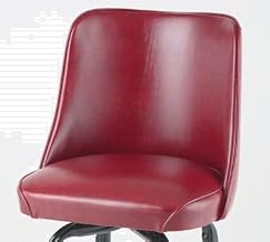 Royal Industries ROY 7714 SCRM Crimson Replacement Bucket Bar Stool Seat-ROY 7714 SCRM