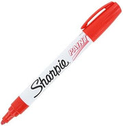 Sharpie Oil-Based Paint Marker, Medium Point, Red Ink, 2 Marker (35550)