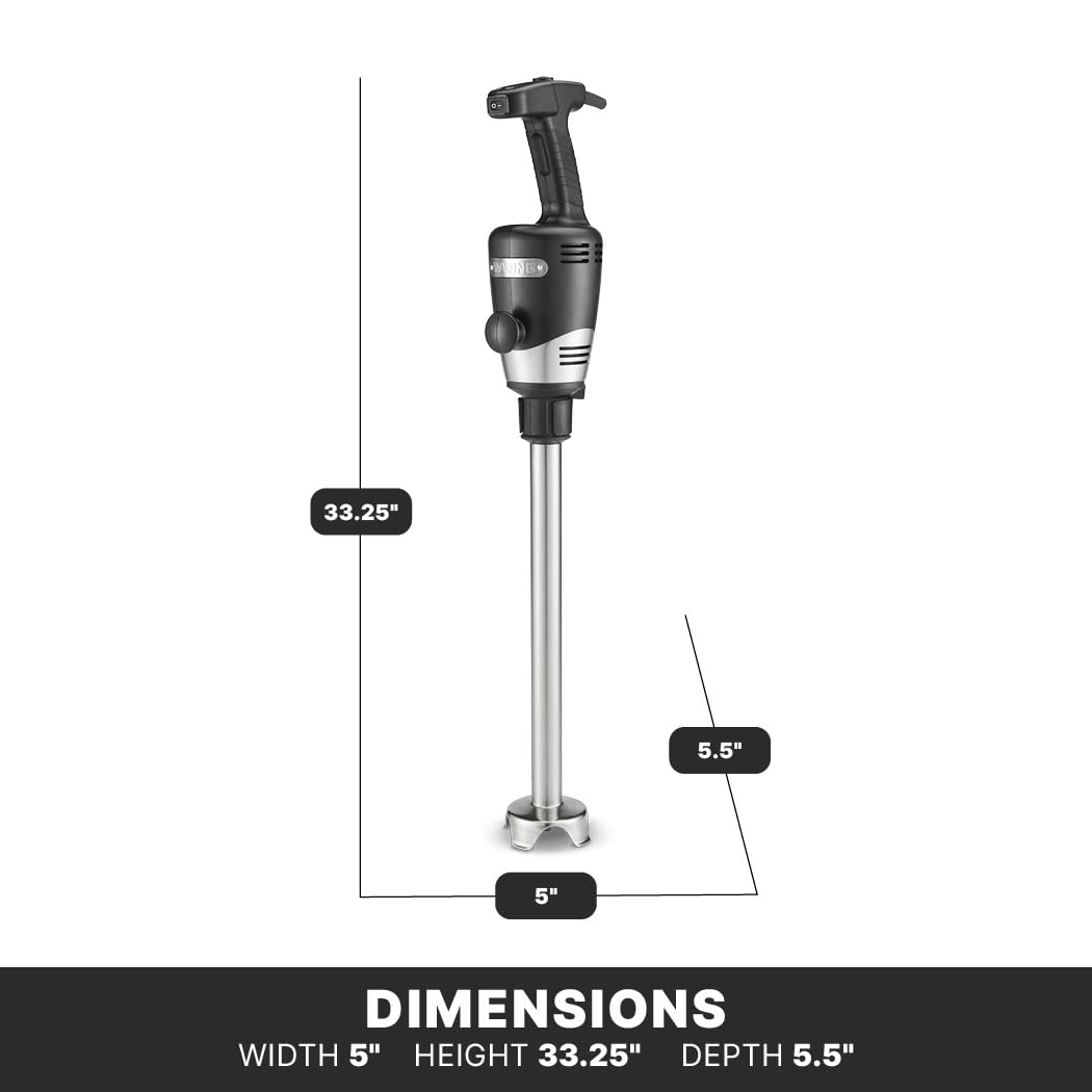 Waring 18" Shaft / Stainless Steel / Immersion Blenders Countertop Blenders