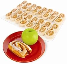 Bridgford Foods Pre Cut Honey Wheat Cinnamon Roll Dough, 2.25 Ounce -- 160 per case.