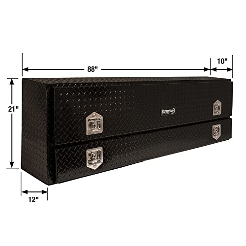 Buyers Products Company Black Diamond Tread / 88 x 21 x 13.5 / One Compartment Truck Bed Toolboxes