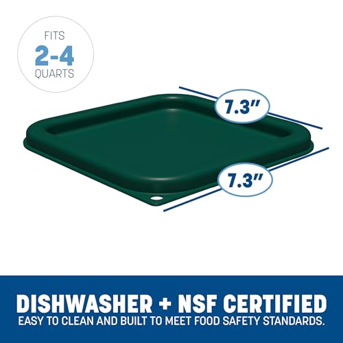 Carlisle FoodService Products 6 / Green / For 2-4 Quart Container Containers