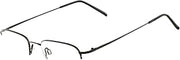 Flexon 607 Eyeglasses 001 Black Chrome 5120