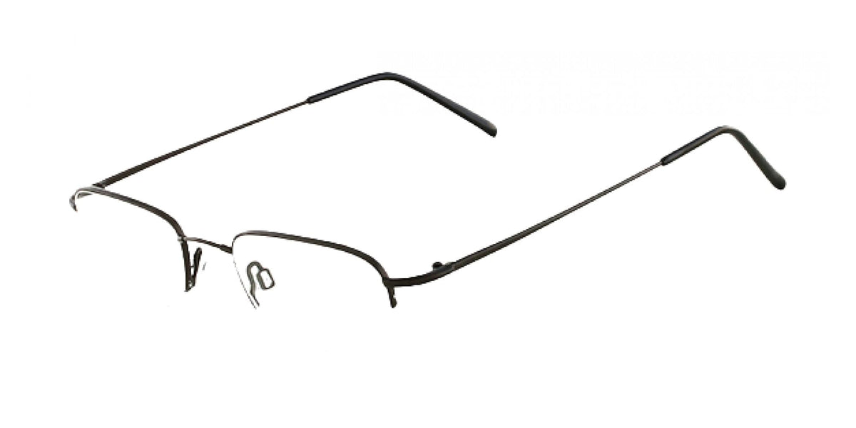 607 Eyeglasses 001 Black Chrome by Flexon – 51/20/145, Composite, Black Chrome, Model 8358