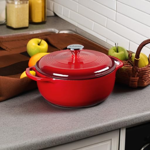 Lodge Island Spice Red / 4.5 Quart / Dutch Oven Dutch Ovens