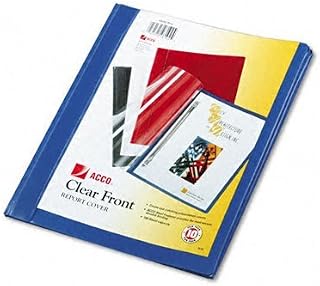 ACCO Brands ACCO Clear Front Vinyl Report Cover COVER,RPT,CLR FRT,10PK,BE 062415 (Pack of8)
