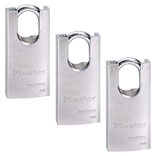 Master Lock 3 Pack / Chrome / Modern Keyed Padlocks