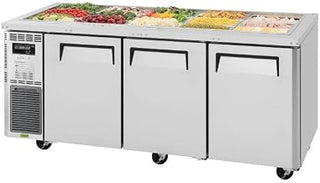 Turbo Air 3-Door Sandwich Salad Prep Table 18-CU.ft. JBT-72-N