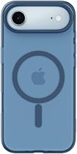 Belkin MSA037qcNY Compatible Case for iPhone Air MagSafe / Qi2 25W Built-in Magnet Thin Ultra Shock Resistant UV Resistant Yellow Soft TPU Navy Blue