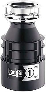 InSinkErator Garbage Disposal, Badger 1, 1/3 HP