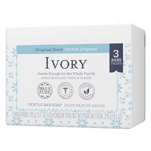 Ivory 1 Count (Pack of 3) / Original / Black Soaps