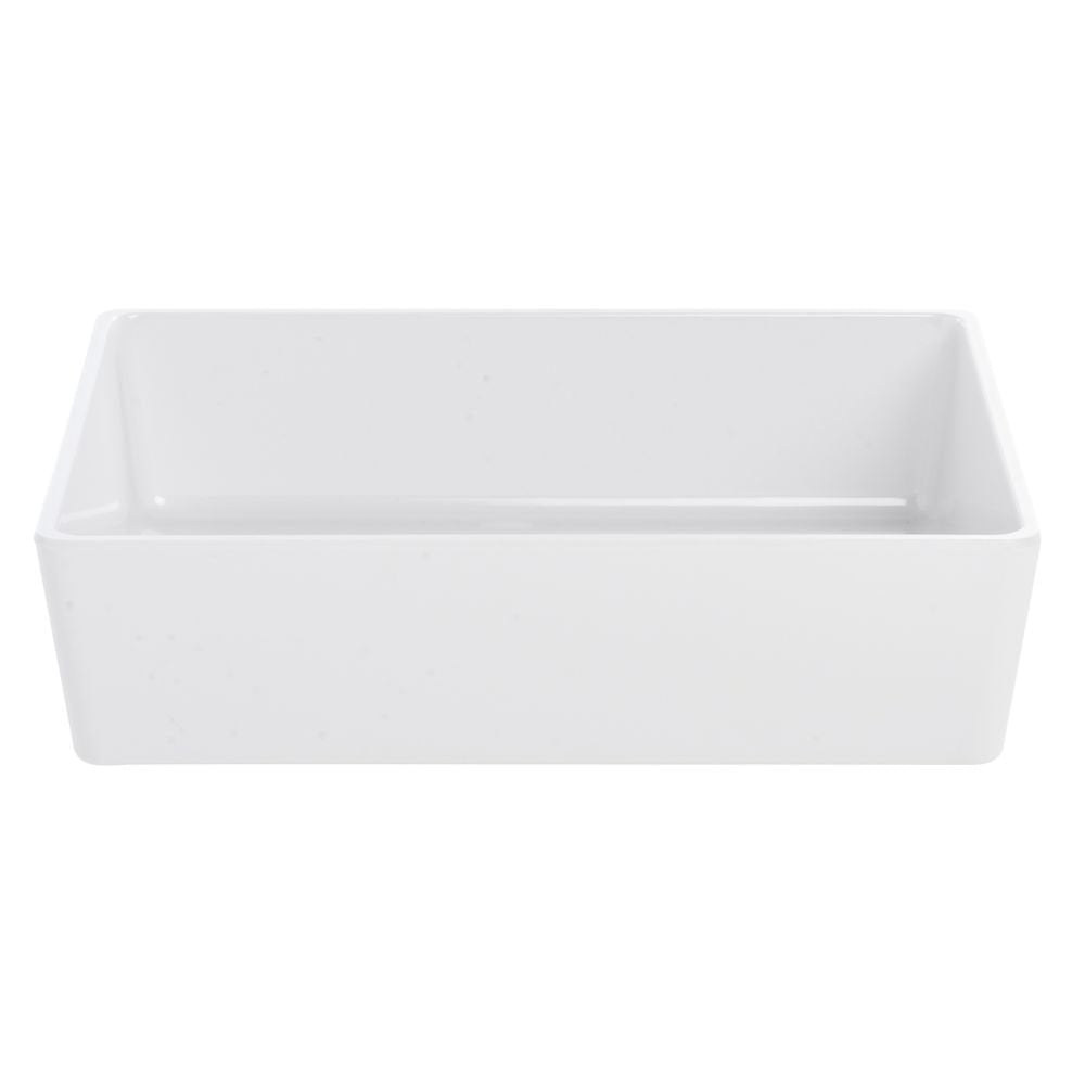 1/2 Size Modular Pan White Melamine - 10"L x 12"W x 3"H by HUBERT – Melamine, White, Model H0224-BWHITE