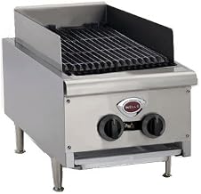 Wells HDCB-1230G Charbroiler natural gas countertop 14"W 40,000 BTU