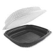 Culinary Lites Microwavable Container by Anchor Packaging – 47.5 oz., 47.5 ounces, Cardboard, Black/Clear, Model 4699610