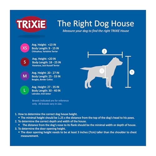 TRIXIE Small / Brown / Traditional Dog Houses