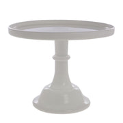 9" White Milk Glass Cake Stand Plate Bakers Quality by Mosser Glass – 9", Glass, White, Model 2409m