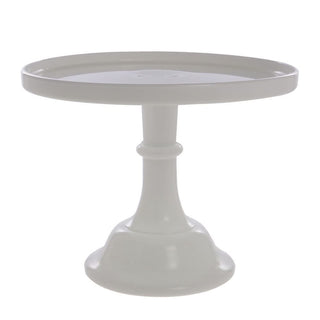 9" White Milk Glass Cake Stand Plate Bakers Quality by Mosser Glass – 9", Glass, White, Model 2409m