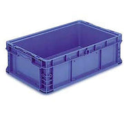 Stakpak Modular Straight Wall Container by Orbis – 10.9 cubic_feet, Polyethylene (PE), Blue, Model NXO2415-7-BL