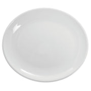 ® Shallow Serving Bowl White Melamine - 18" L x 11" W x 1 1/2" H by HUBERT – 1 Single, 55.0 ounces, Melamine, White, Model H0129-WHITE