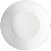 CAC China R-SP16-P Clinton Super White Porcelain Round Plate, 10-1/2 by 10-1/2 by 1-7/8-Inch, 12-Pack