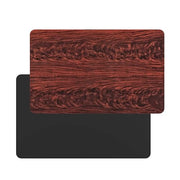 Flash Furniture Black/Mahogany / 30" x 48" Rectangular / Classic Tables