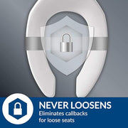 Bemis Black / Elongated / 1 Toilet Seats