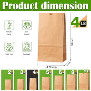 Glownary 1000 / Brown Food Storage Bags