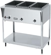 Vollrath - 38203 - Servewell Sl-Hot Food Table, 3-Well, S/S 300 Series