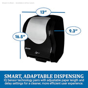San Jamar Hybrid / White / 16.5" x 13" x 9.25" Commercial Paper Hand Towel Dispensers