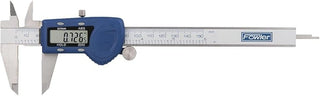 Fowler 54-101-150-2, Xtra-Value Cal Digital Caliper With 0-6"/150MM Measuring Range,Blue