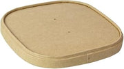 PacknWood 210PCARL1313PP 16-22 oz 5.1 x 5.1 x 0.2 in. Square Polypropylene Lid for the 210PCAR Range - 300 Piece