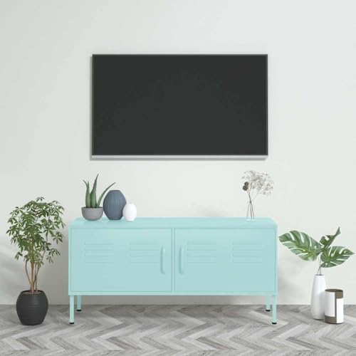vidaXL Mint / 41.3"x13.8"x19.7" / Industrial Television Stands & Entertainment Centers