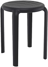 Compamia Tom Resin Dining Stool in Black Finish