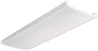 Lithonia Lighting 4 Foot Replacement Acrylic Diffuser Lens, Clear Prismatic Replacement Cover for 48-Inch LB Series Narrow Body Curved Wraparound Ceiling Light Fixture for Shop Lights