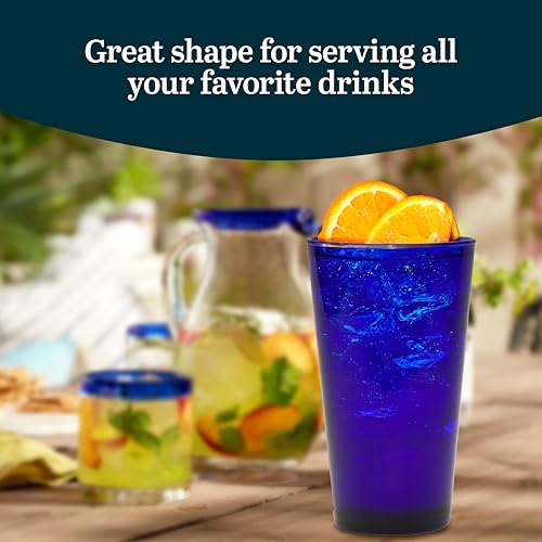 Libbey Cobalt Flare / 17.25 oz / Premiere Cobalt Tumblers & Water Glasses