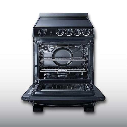 Summit Appliance Black / Freestanding / 2.9 cubic_feet Freestanding Ranges