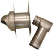 Noritz VK4-H-14-1 Horizontal Termination Kit (contains (1) Elbow with adjustable length, (1) WT4-H-8-1)
