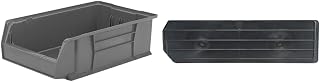30280 Super-Size AkroBins Plastic Storage Bins, Grey, 4-PackAkro-Mils Length Divider for AkroBin 30280, 2Pk (40280) Black