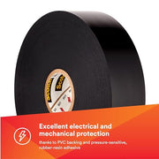 3M 3/4 in x 44 ft / 10 / Black Electrical Tape