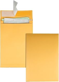 Quality Park Expansion Envelopes, Plain, 40 lbs., 10 x 13 x 2 Inches, 25 per Pack, Kraft (93336), Light Brown