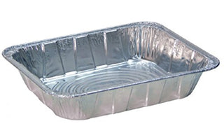 Pactiv Y6132L PEC Aluminum 0.50 Size Deep Steam Table Pan - Case of 100