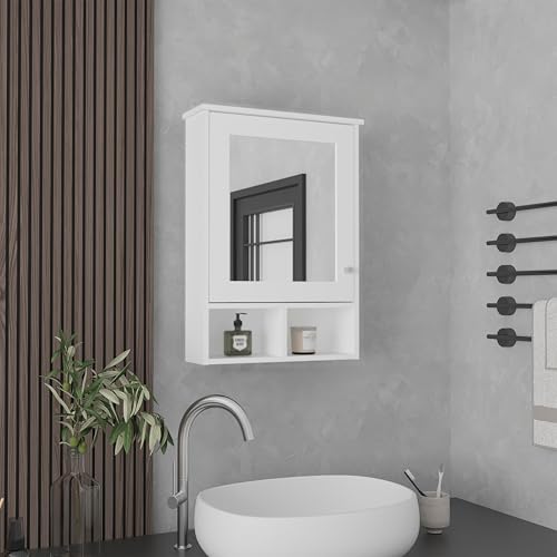 Tuhome White / Modern / 1 Medicine Cabinets